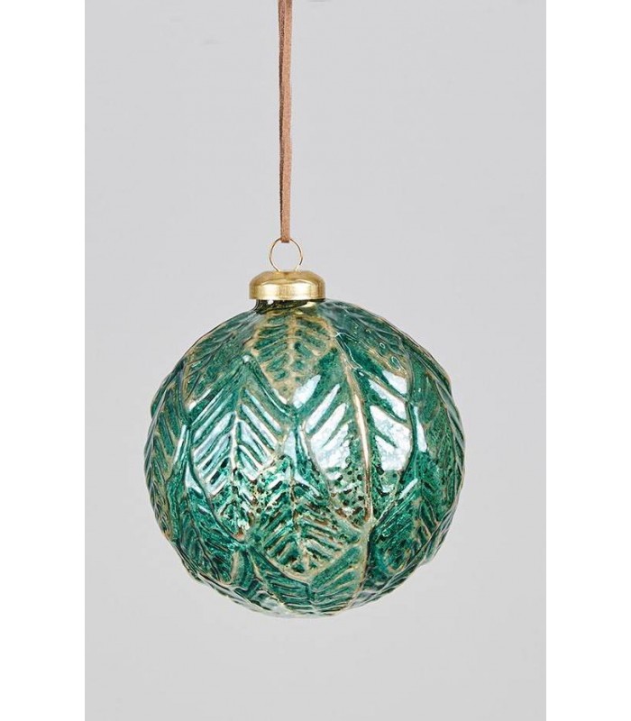 COLGANTE BOLA NAVIDEÑA FOREST 10CM 220-031