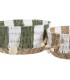 CESTA FIBRA MARRON 30*16CM DC-223110