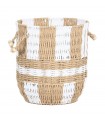 CESTA DE FIBRA MARRON Ø31*34h Cm DC-223109
