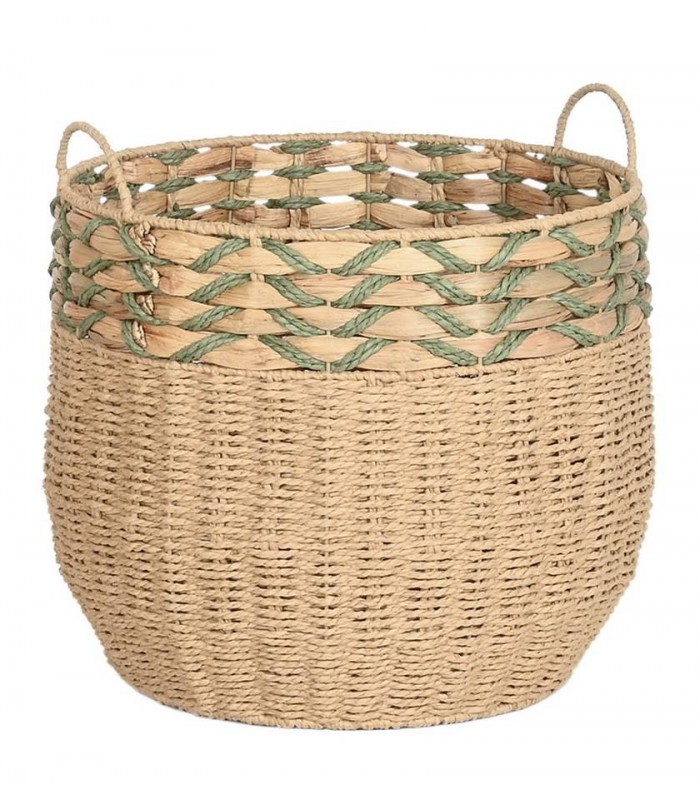 CESTA DE FIBRA VERDE Ø39*39h Cm DC-223111