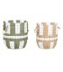 CESTA DE FIBRA VERDE Ø36*37.5h Cm DC-223109