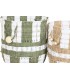 CESTA DE FIBRA VERDE Ø36*37.5h Cm DC-223109