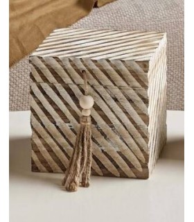 Caja Madera Paulownia 16*16*16 Cm 15-609