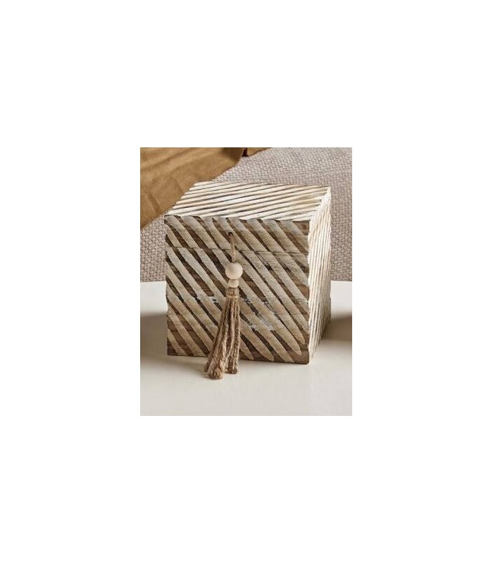 Caja Madera Paulownia 16*16*16 Cm 15-609