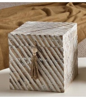 Caja Madera Paulownia 20*20*20 Cm 15-609