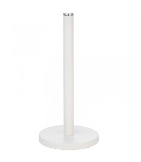 Soporte Rollo Cocina Acero Blanco Ø15x32cm 82694