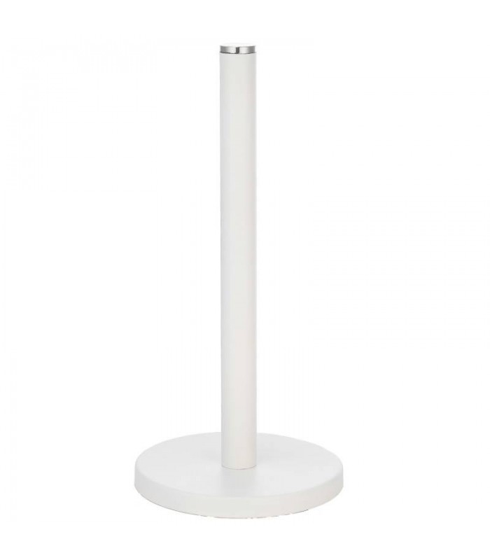 Soporte Rollo Cocina Acero Blanco Ø15x32cm 82694