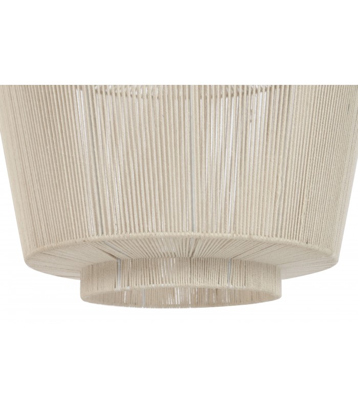 LAMPARA DE TECHO ALGODON/MANGO 51*51*54CM LA-222217