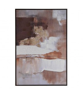 CUADRO ABSTRACTO 80% PINTADO A MANO 83x4x123 CM 784610