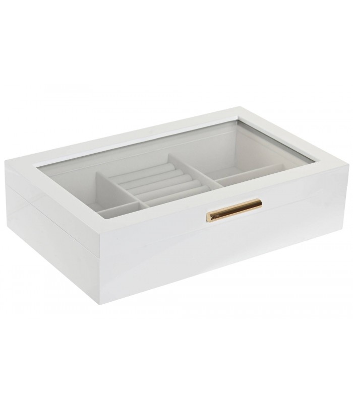 JOYERO MADERA/CRISTAL 29*18.5*7 JO-222408