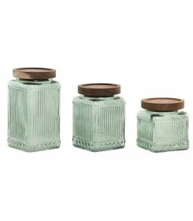 SET/3 BOTES DE CRISTAL RALLADO PC-223654