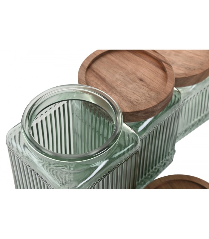 SET/3 BOTES DE CRISTAL RALLADO PC-223654