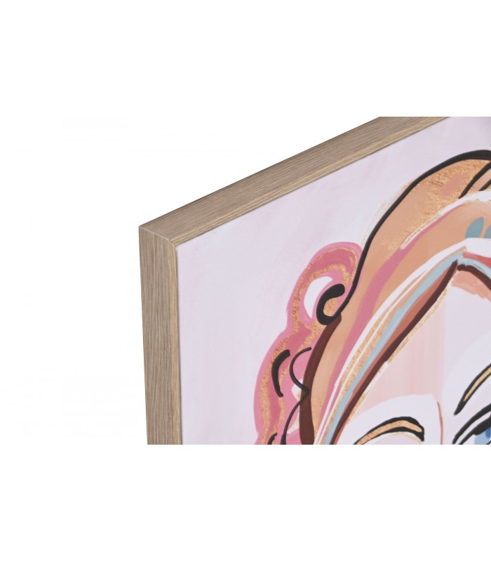 Set/2 Cuadros Lienzo Cara 50*50Cm CU-209580