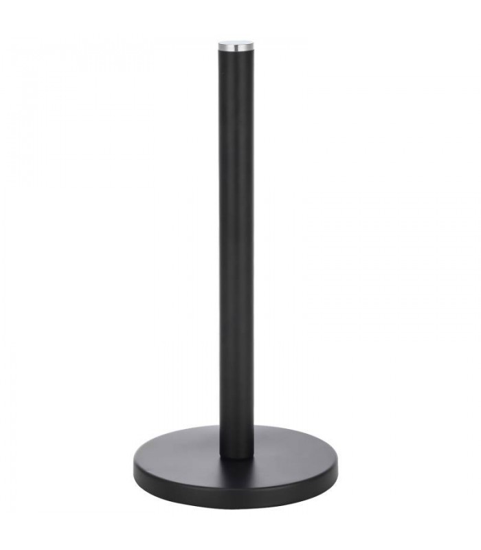 Soporte Rollo Cocina Acero Negro Ø15x32cm 82693