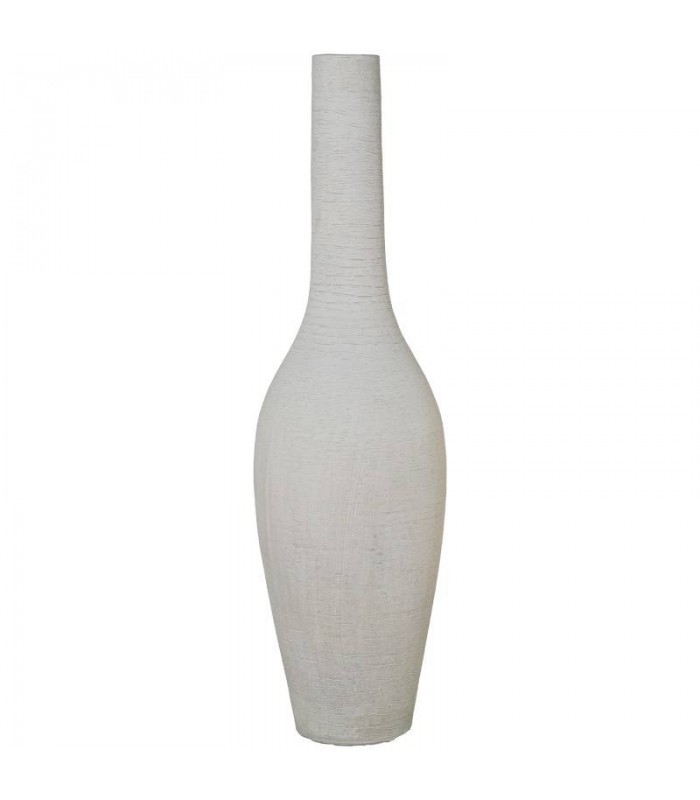 Jarron Ceramica Blanco Mate Ø28x100cm 61590
