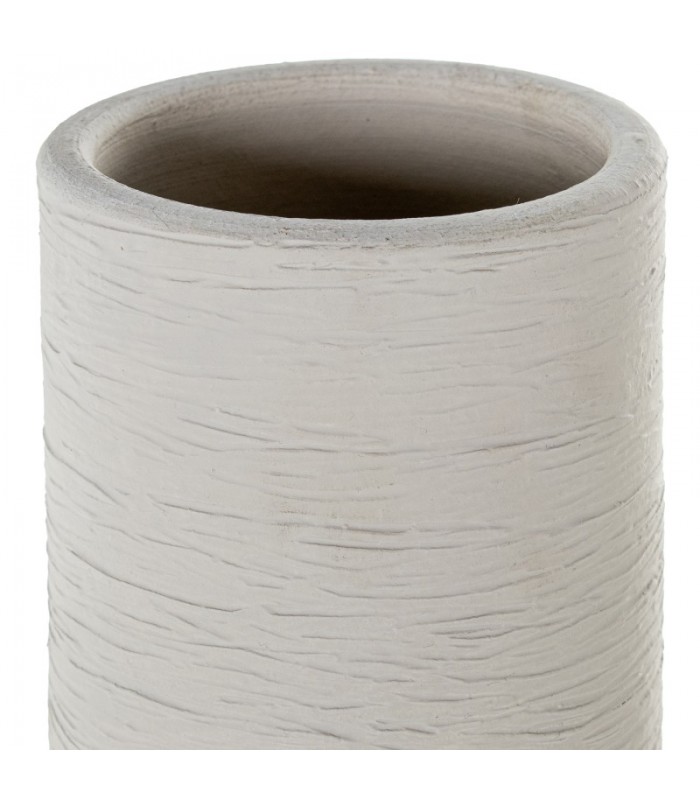 Jarron Ceramica Blanco Mate Ø25x80cm 61589