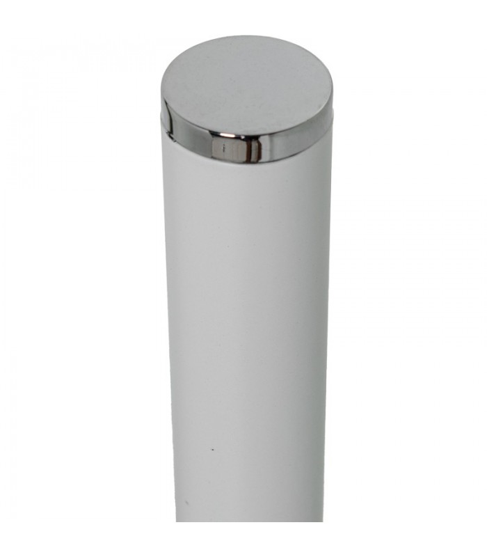 Soporte Rollo Cocina Acero Blanco Ø15x32cm 82694