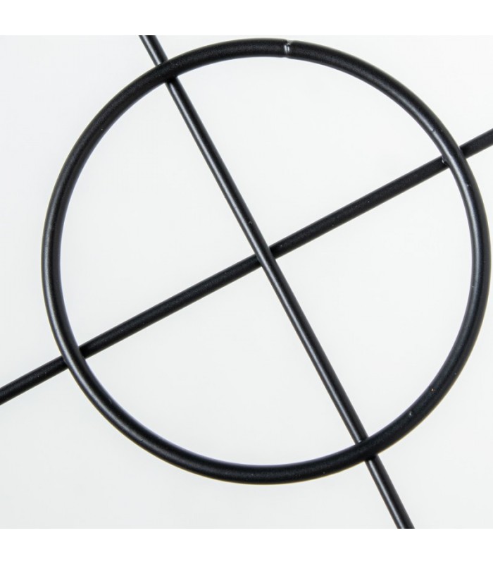 Frutero Metal Negro Ø26x15cm 82723