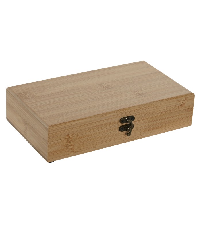 SET/6 VINO BAMBU/INOX 23*13*5CM RC-218522