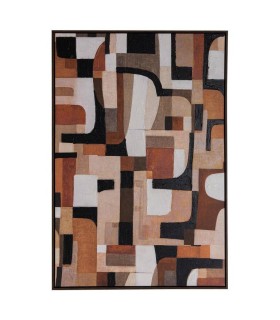 CUADRO ABSTRACTO 80% PINTADO A MANO 83x4x123 Cm 784571