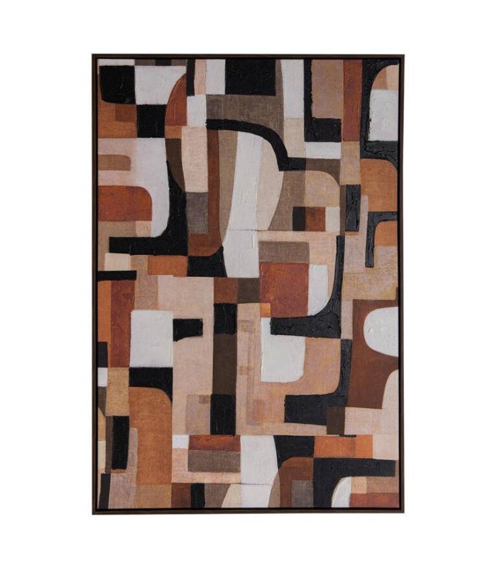 CUADRO ABSTRACTO 80% PINTADO A MANO 83x4x123 Cm 784571