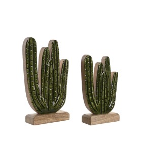 SET/2 CACTUS MADERA MANGO DH-222139