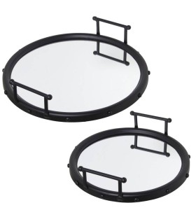 BANDEJA NEGRA D38CM 71798