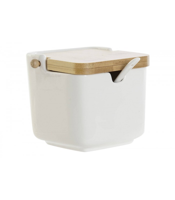 AZUCARERO PORCELANA/BAMBU 10.5*11.5*9CM PC-188277