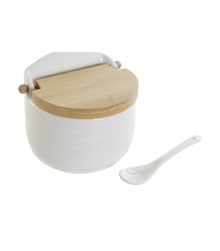 AZUCARERO PORCELANA/BAMBU 10.5*9*9.2CM PC-188278