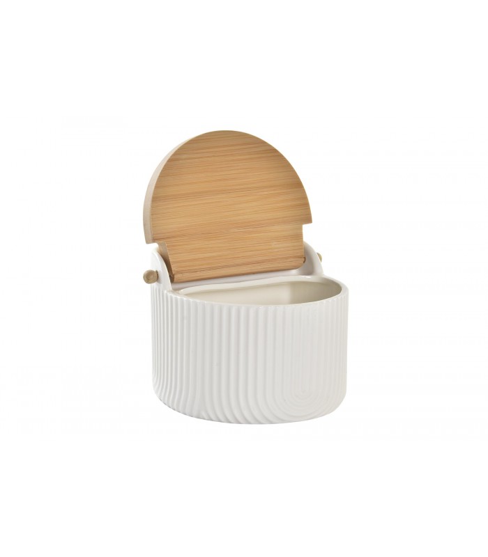 SALERO PORCELANA/BAMBU 12*10*11CM PC-193607