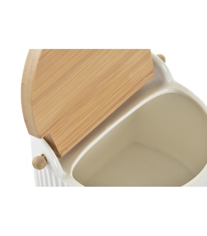 SALERO PORCELANA/BAMBU 12*10*11CM PC-193607