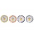 SET/4 PLATOS GRES 20.5*2.8 LIMON RELIEVE PC-223375