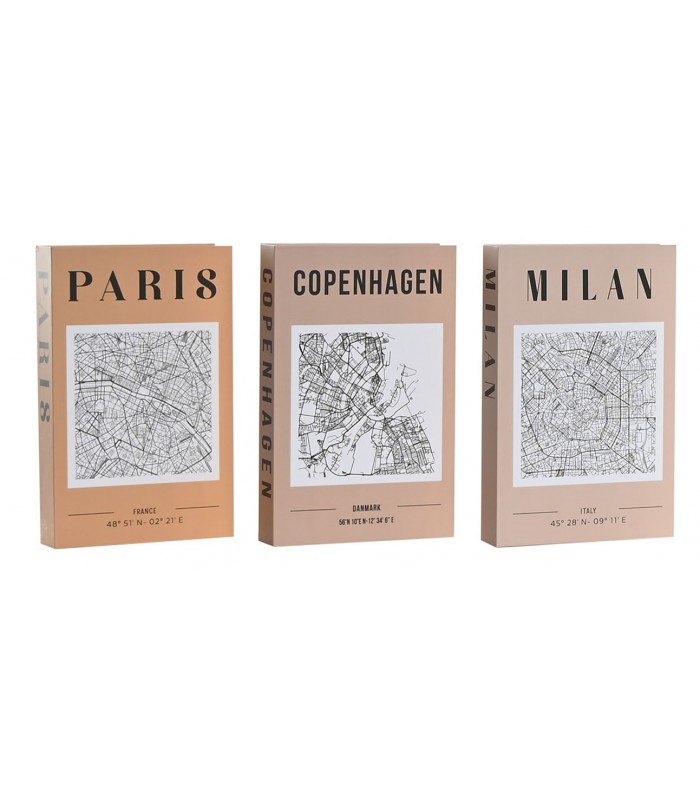 SET/3 CAJA LIBRO CARTON 17*4.2*26.5CM CG-221148