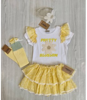 CAMISETA+FALDA SHORT PRETTY LOLITTOS