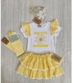 CAMISETA+FALDA SHORT PRETTY LOLITTOS