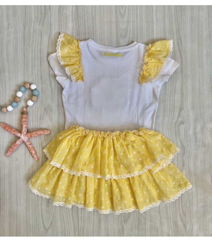 CAMISETA+FALDA SHORT PRETTY LOLITTOS