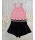 TOP+SHORT FALDA ONIX LOLITTOS
