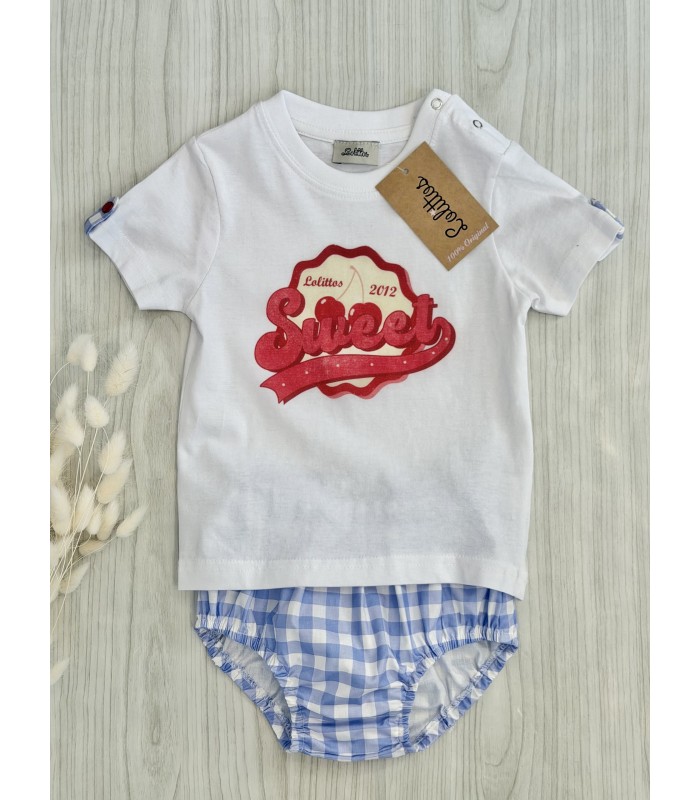 CAMISETA+CUBRE CHERRY LOLITTOS