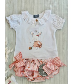 CAMISETA+BRAGUITA MELOCOTONES VM028/30