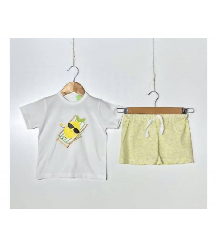 CAMISETA+BERMUDA LIMON LIBERTY PIO PIO VP408