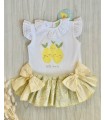 CAMISETA+BRAGUITA LIMON LIBERTY PIO PIO VP402