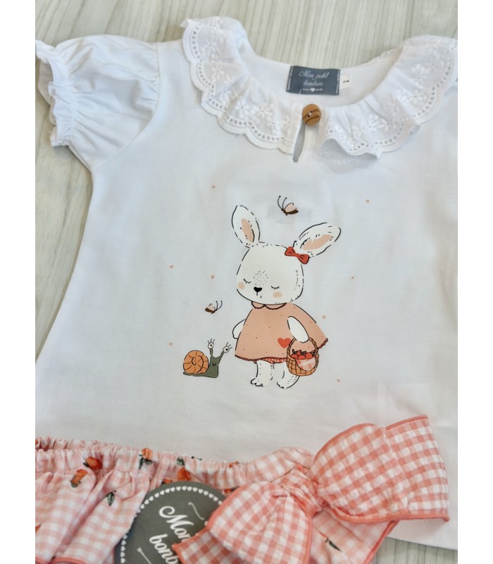 CAMISETA+BRAGUITA MELOCOTONES VM028/30