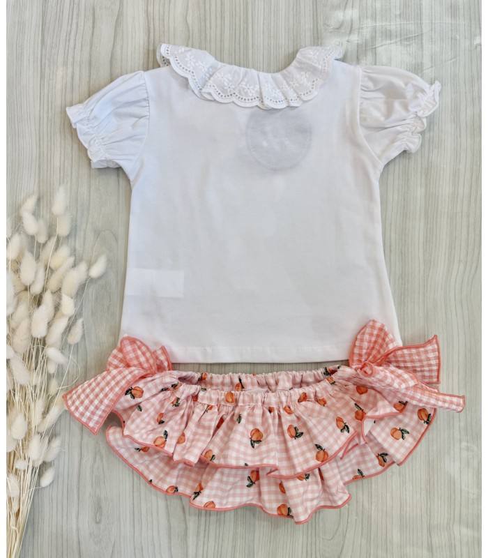 CAMISETA+BRAGUITA MELOCOTONES VM028/30