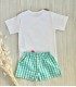 CAMISETA+BERMUDA CABALLITOS DE MAR MON PETIT BONBON 067/2248
