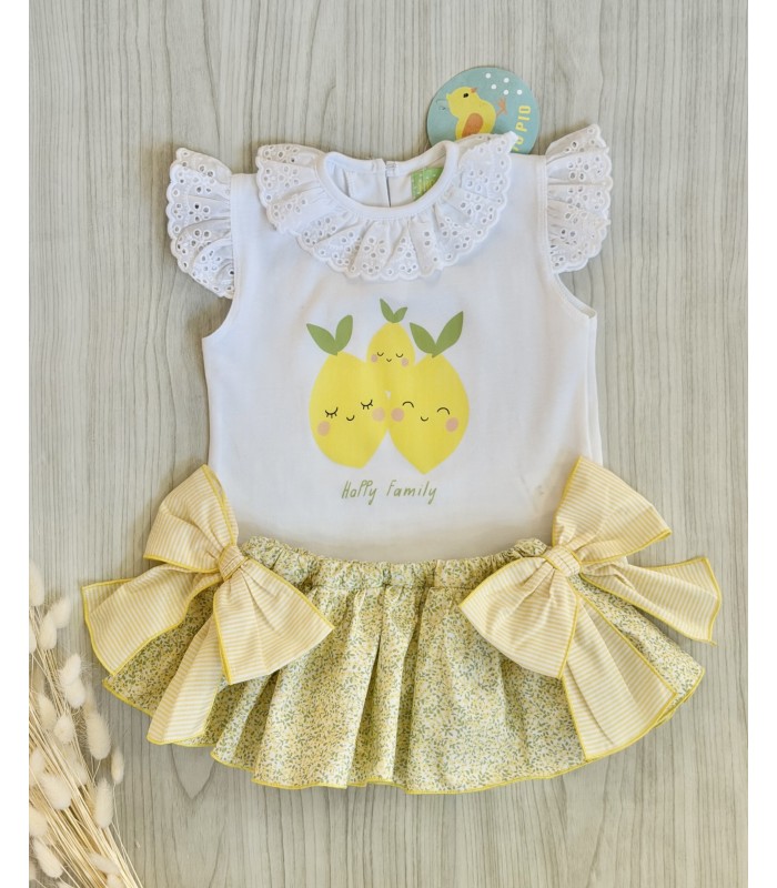 CAMISETA+BRAGUITA LIMON LIBERTY PIO PIO VP402