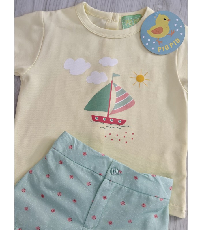 CAMISETA+PANTALON FONDO MARINO PIO PIO VP458