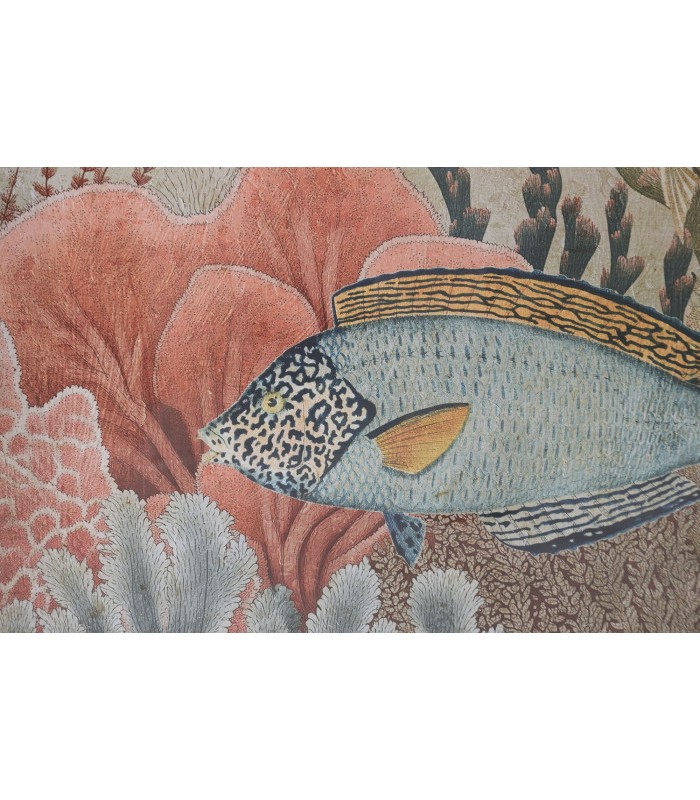 SET/2 CUADROS CRISTAL/RATAN FONDO MARINO 55*70CM CU-224320