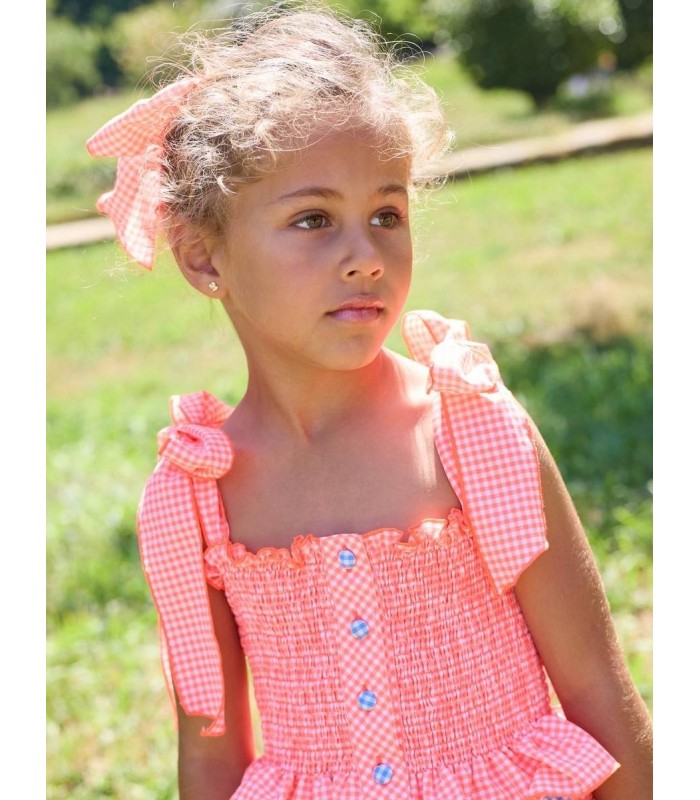 LAZO MEDIANO VICHY FLÚOR BIKE LA MARTINICA 10460