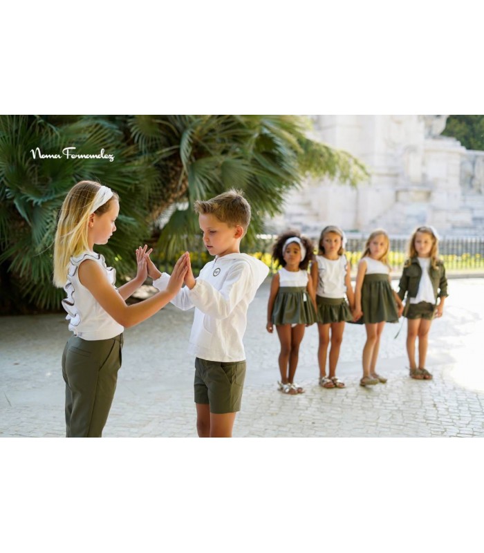 CAMISETA+FALDA SHORT OLIVO NOMA FERNANDEZ