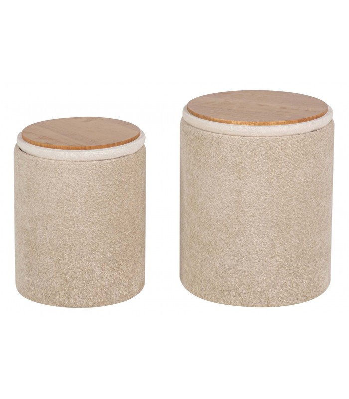 SET/2 PUFFS 36*36*44/31*31*38CM 367135